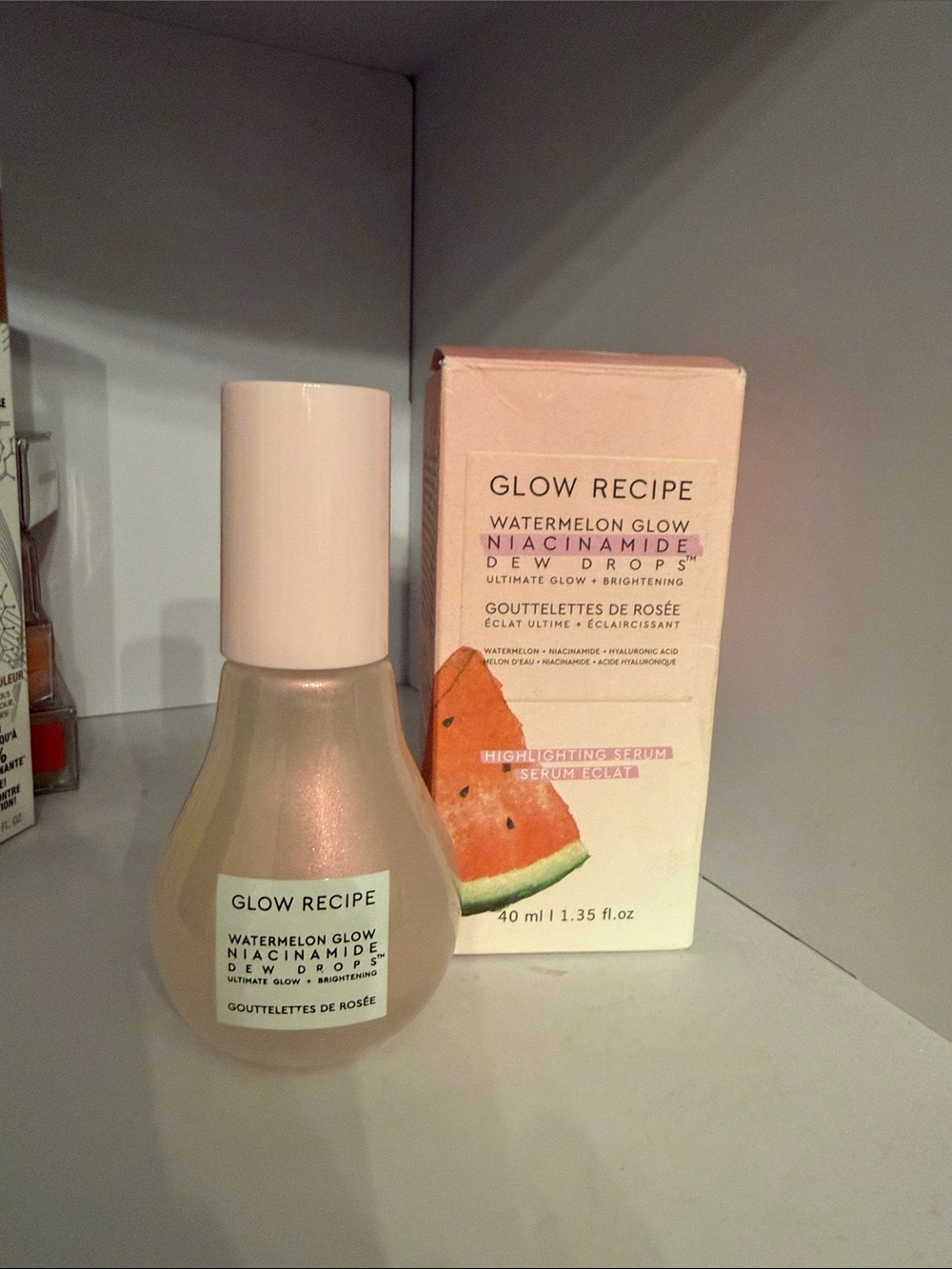 Glow Recipe Watermelon Glow Niacinamide Dew Drops - Pink Pearl Highlighter